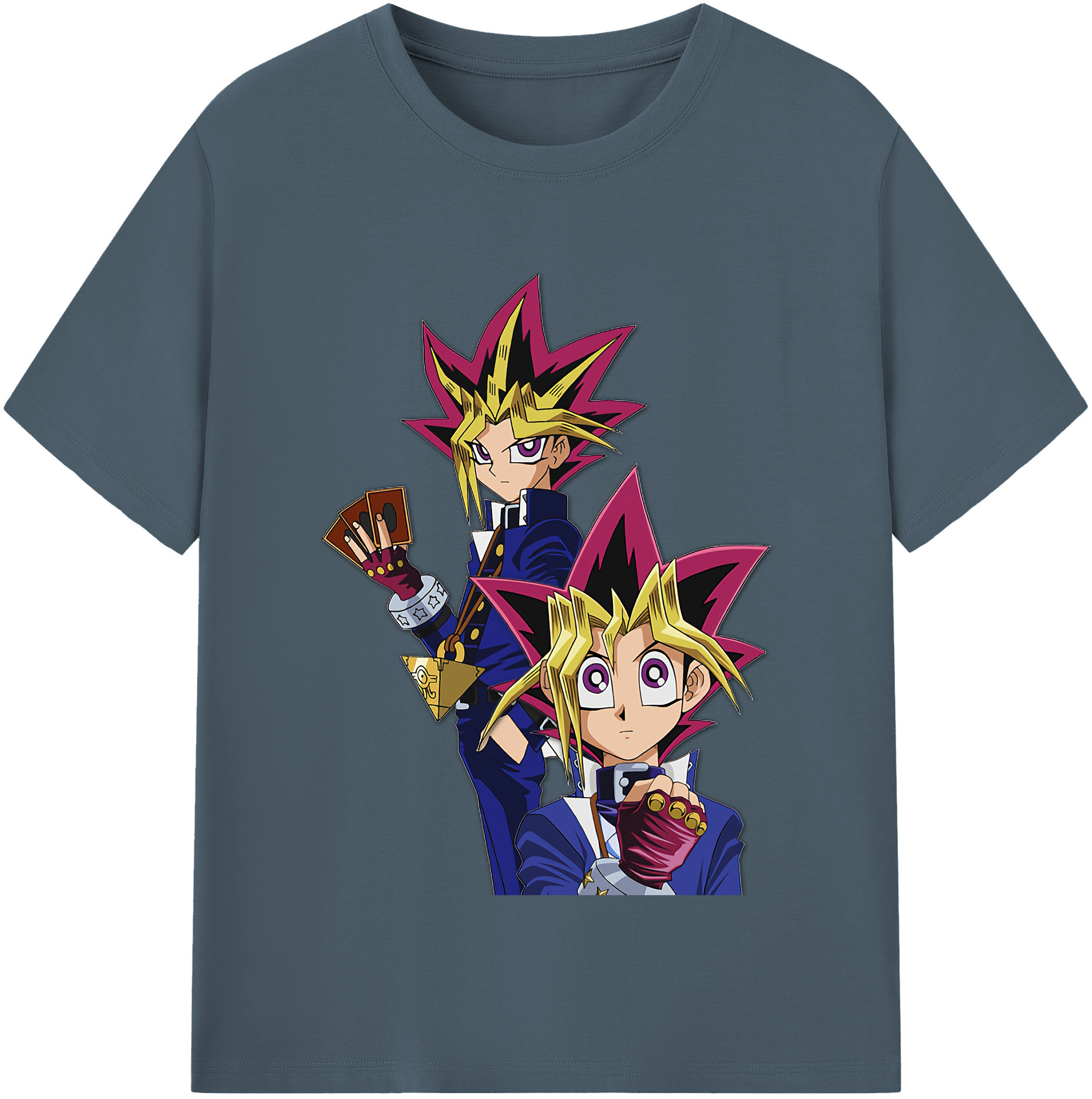 （画像用） 遊☆戯☆王 Yu-Gi-Oh! 綿100％半袖Tシャツ（フロントプリント）